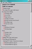 table of contents view